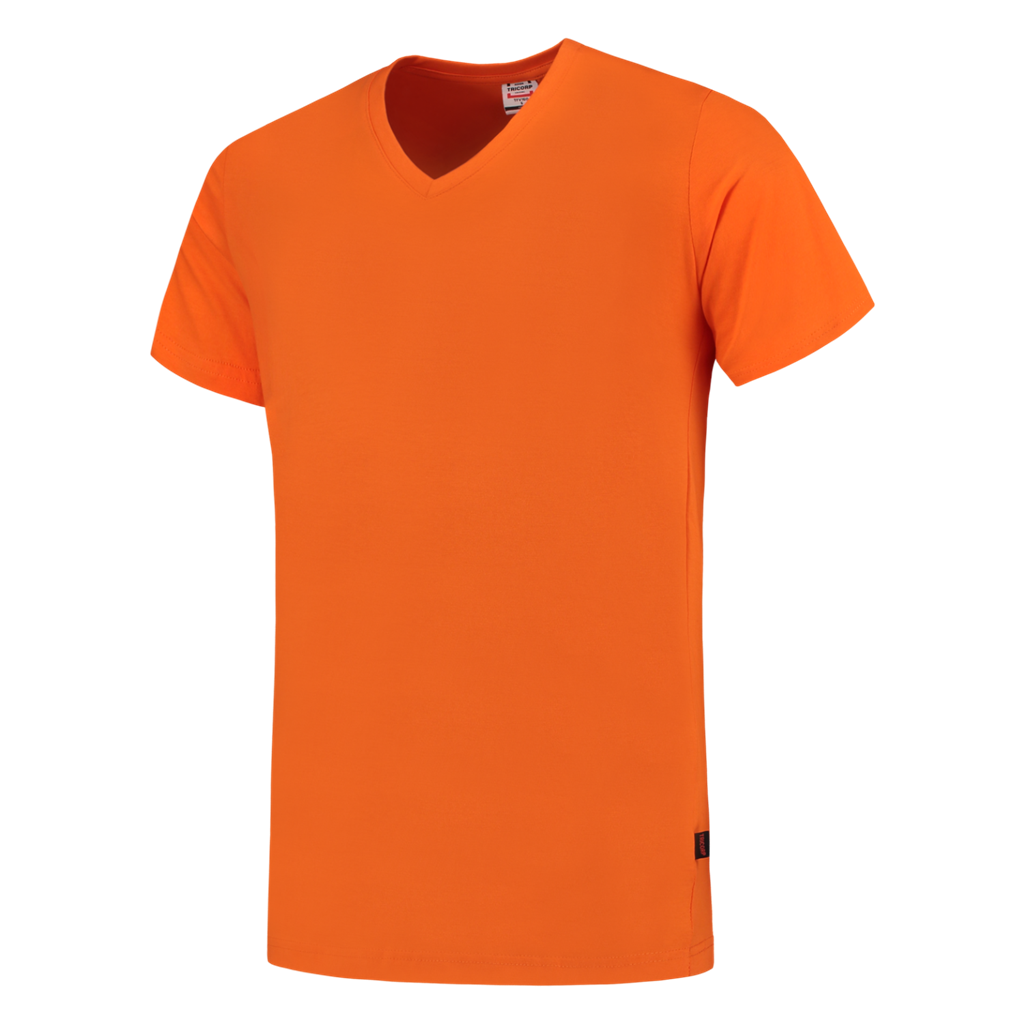 Tricorp T-shirt V Hals Fitted Orange