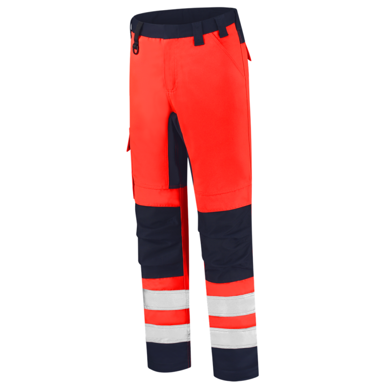 Tricorp Werkbroek High Vis Bicolor Fluor Red-Ink