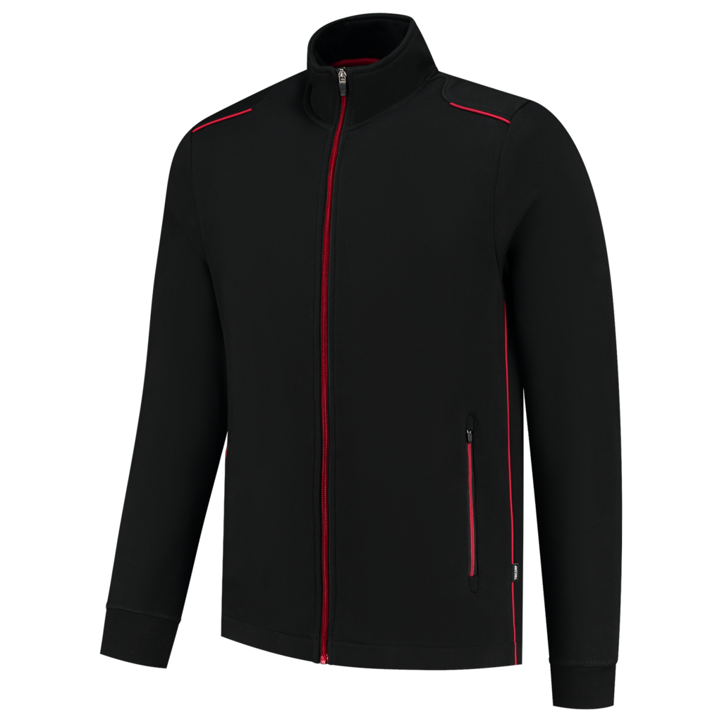 Tricorp Sweatvest Accent Black-Red
