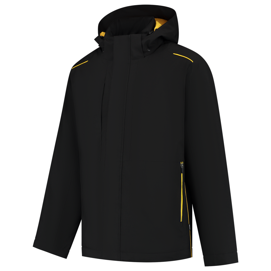 Tricorp Winter Tech Shell Accent Black-Yellow