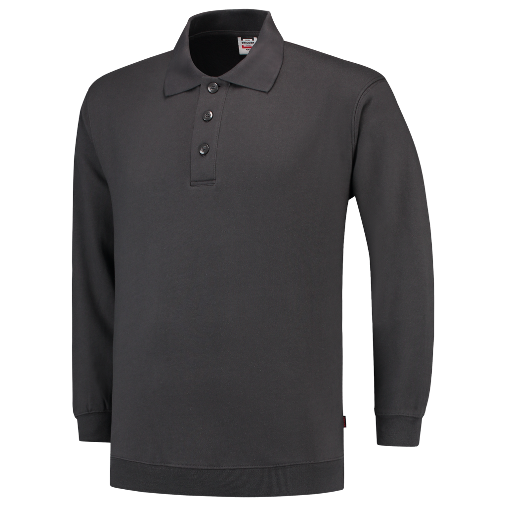 Tricorp Polosweater Boord Dark Grey