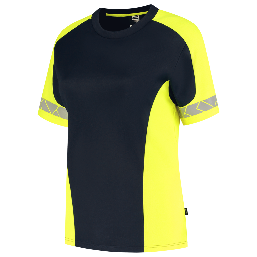 Tricorp T-shirt Reflective Redefined Dames Ink-Fluor Yellow