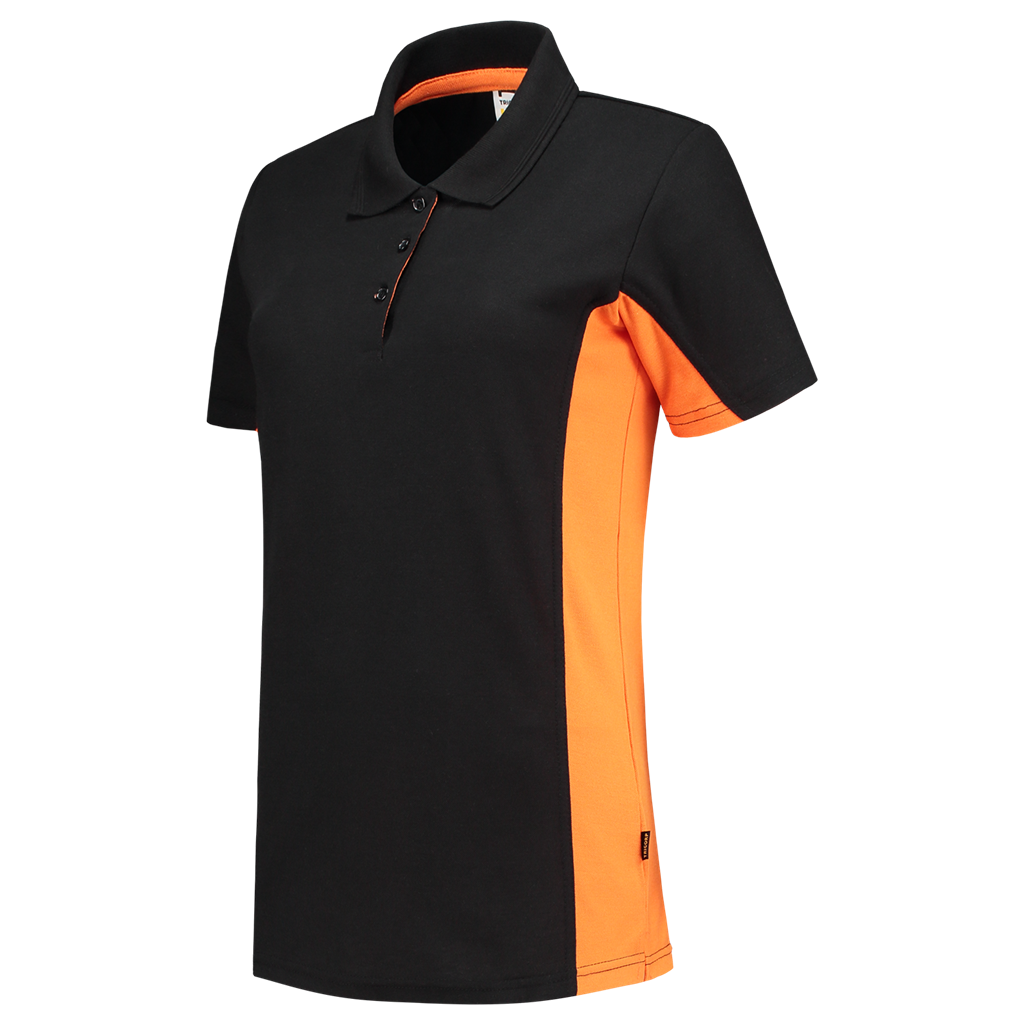 Tricorp Poloshirt Bicolor Dames Black-Orange