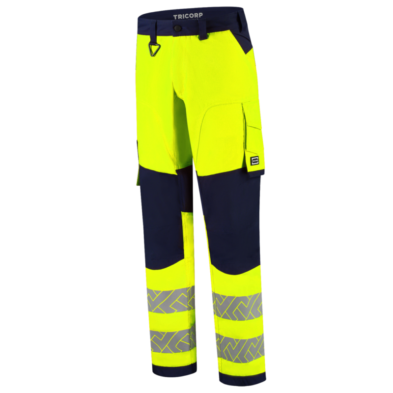 Tricorp Werkbroek Funct. Stretch High Vis Redefined Knieversterking Fluor Yellow-Ink