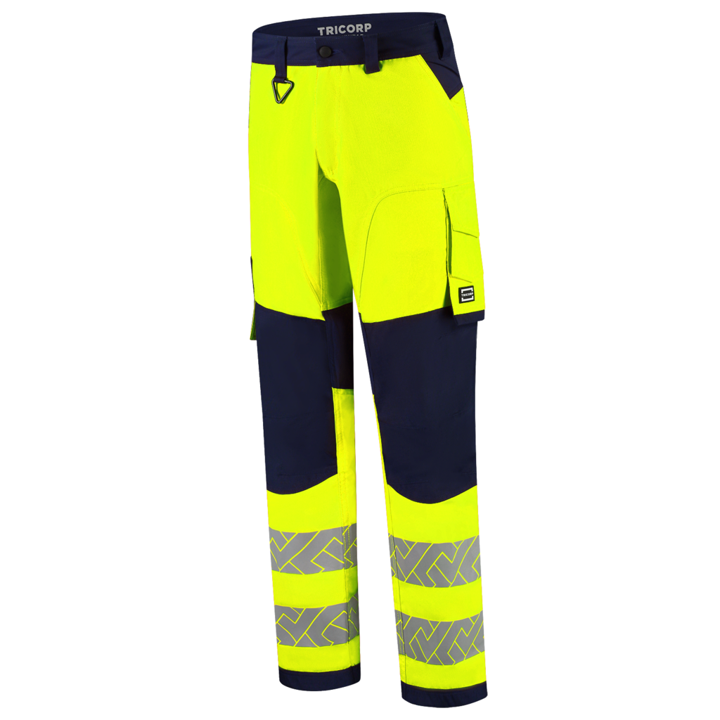 Tricorp Werkbroek Funct. Stretch High Vis Redefined Knieversterking Fluor Yellow-Ink