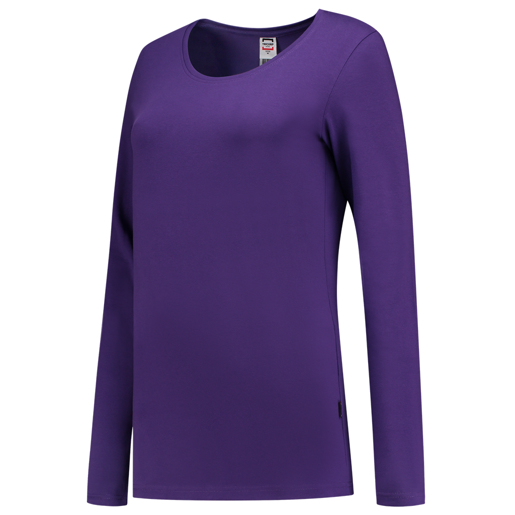 Tricorp T-shirt Lange Mouw Dames Purple