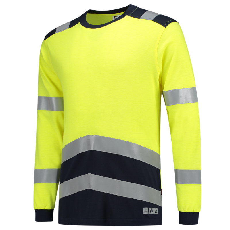 Tricorp T-shirt Multinorm Bicolor Fluor Yellow-Ink