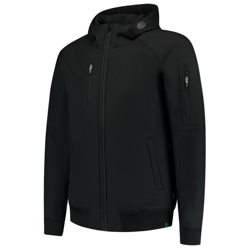 Tricorp Softshell Bomber Capuchon RE2050 Black