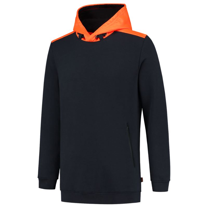 Tricorp Sweater High Vis Capuchon Ink-Fluor Orange