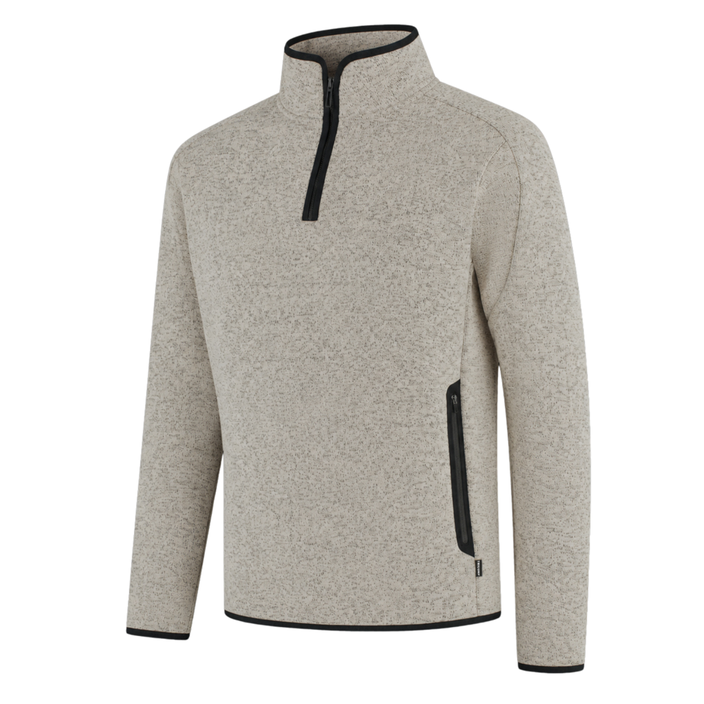 Tricorp Knitted Fleecejack 1/4 Zip Redefined Sand