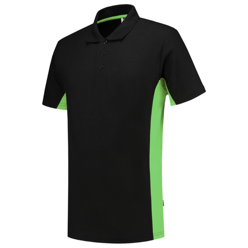 Tricorp Poloshirt Bicolor Black-Lime
