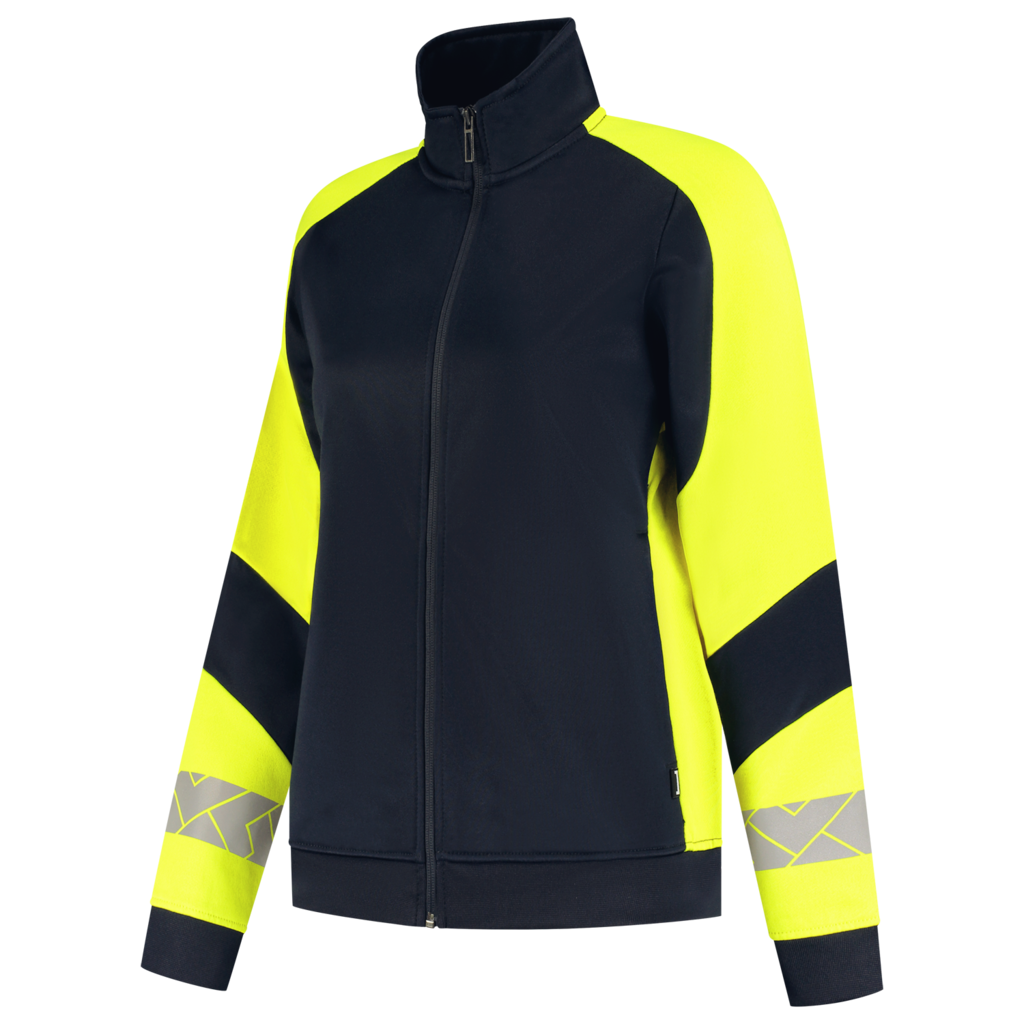 Tricorp Sweatvest Reflective Redefined Dames Ink-Fluor Yellow