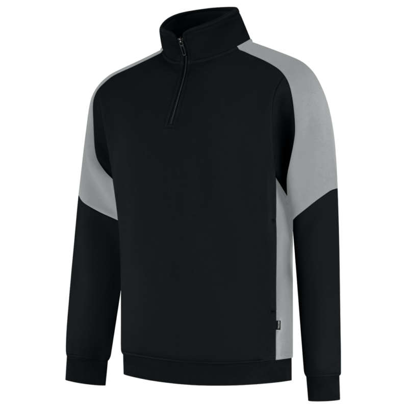 Tricorp Zip Sweater Bicolor Redefined Black-Grey