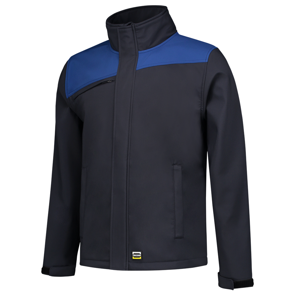 Tricorp Softshell Bicolor Naden Navy-Royal Blue