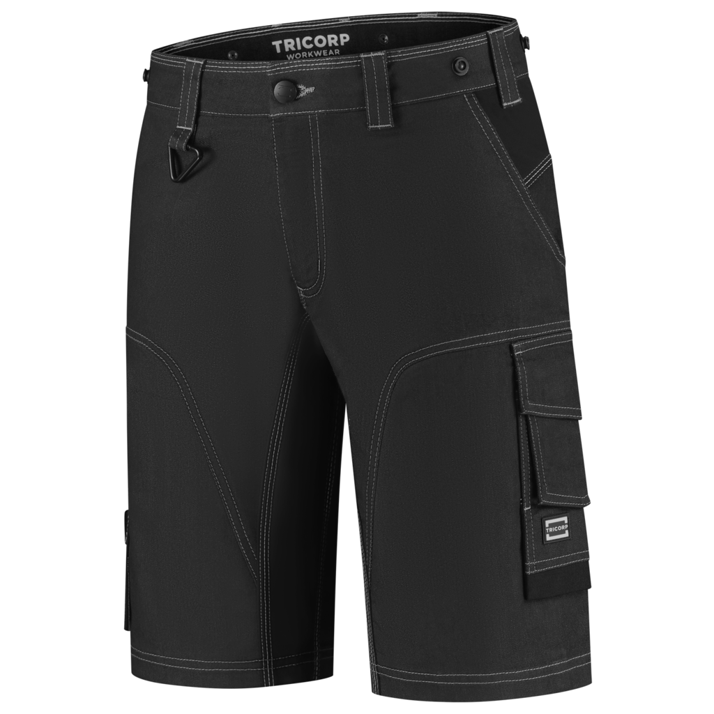 Tricorp Jeans werkbroek Functional Stretch Redefined Kort Black