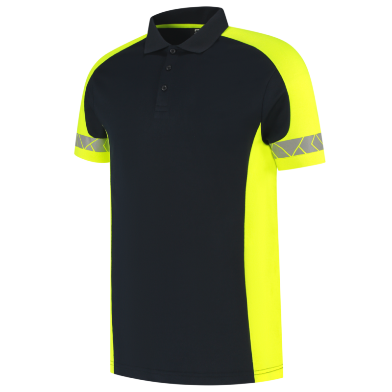 Tricorp Poloshirt Reflective Redefined Ink-Fluor Yellow