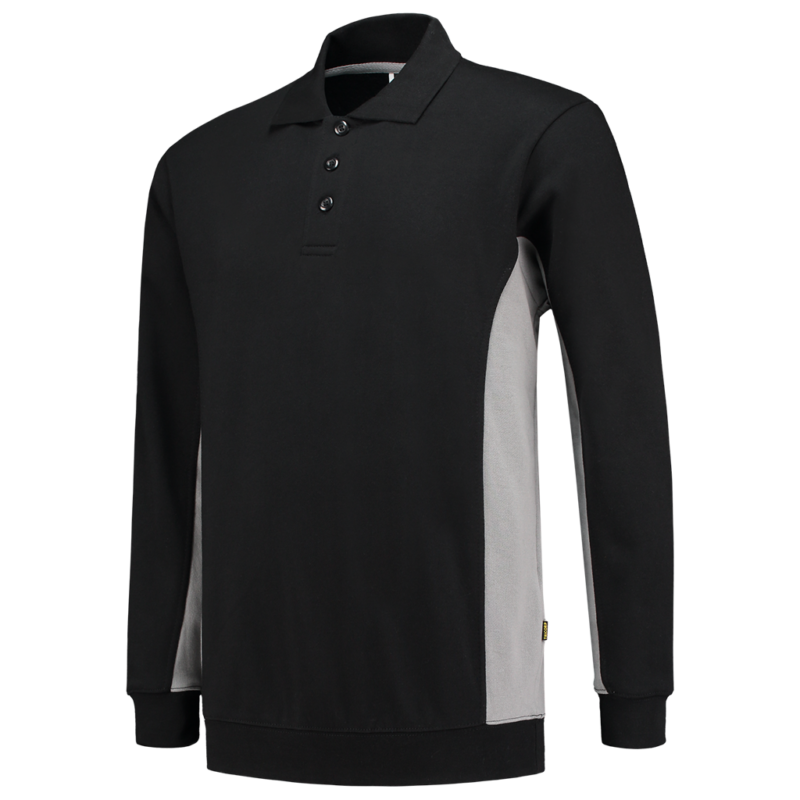 Tricorp Polosweater Bicolor Black-Grey