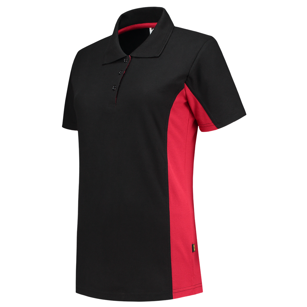 Tricorp Poloshirt Bicolor Dames Black-Red