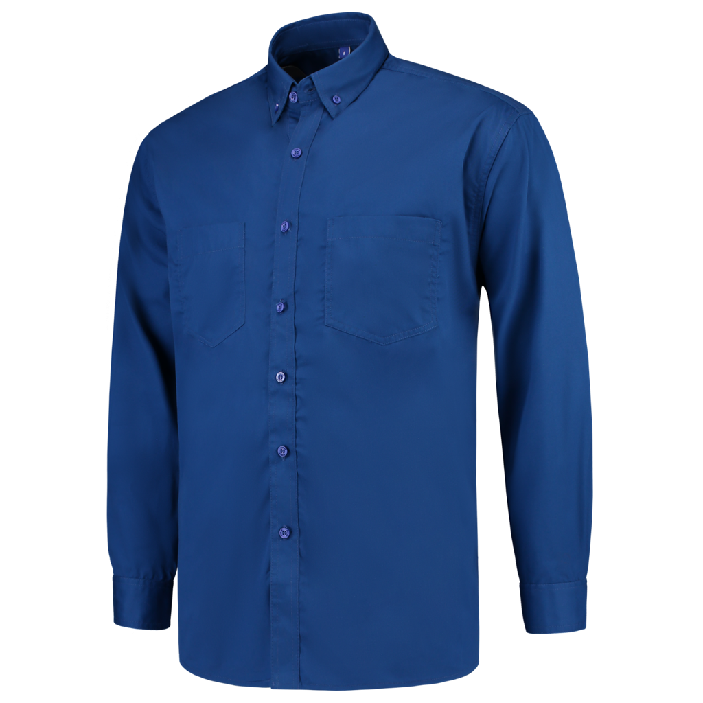 Tricorp Werkhemd Lange Mouw Basis Royal Blue
