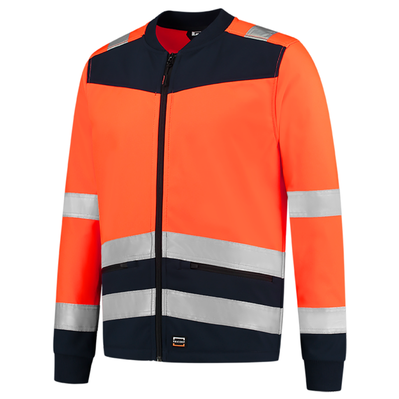 Tricorp Softshell High Vis Bicolor Fluor Orange-Ink