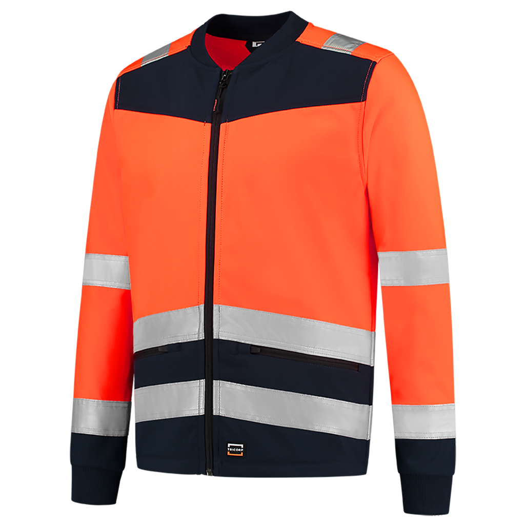 Tricorp Softshell High Vis Bicolor Fluor Orange-Ink