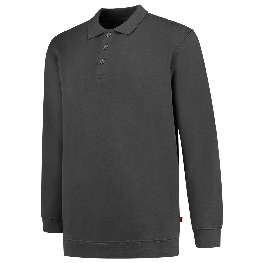 Tricorp Polosweater Boord 60°C Wasbaar Dark Grey
