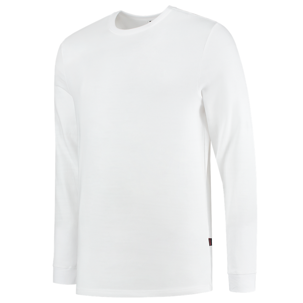 Tricorp T-shirt Lange Mouw 60°C Wasbaar White