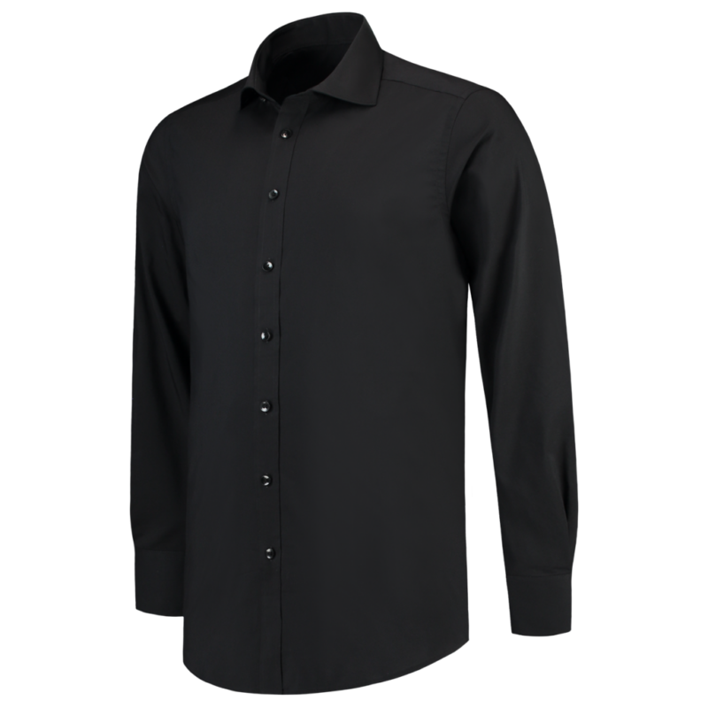 Tricorp Overhemd Stretch Fitted Black