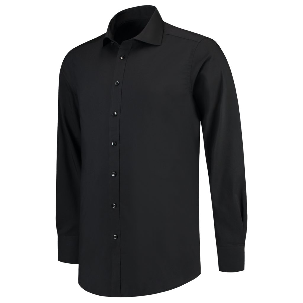 Tricorp Overhemd Stretch Fitted Black
