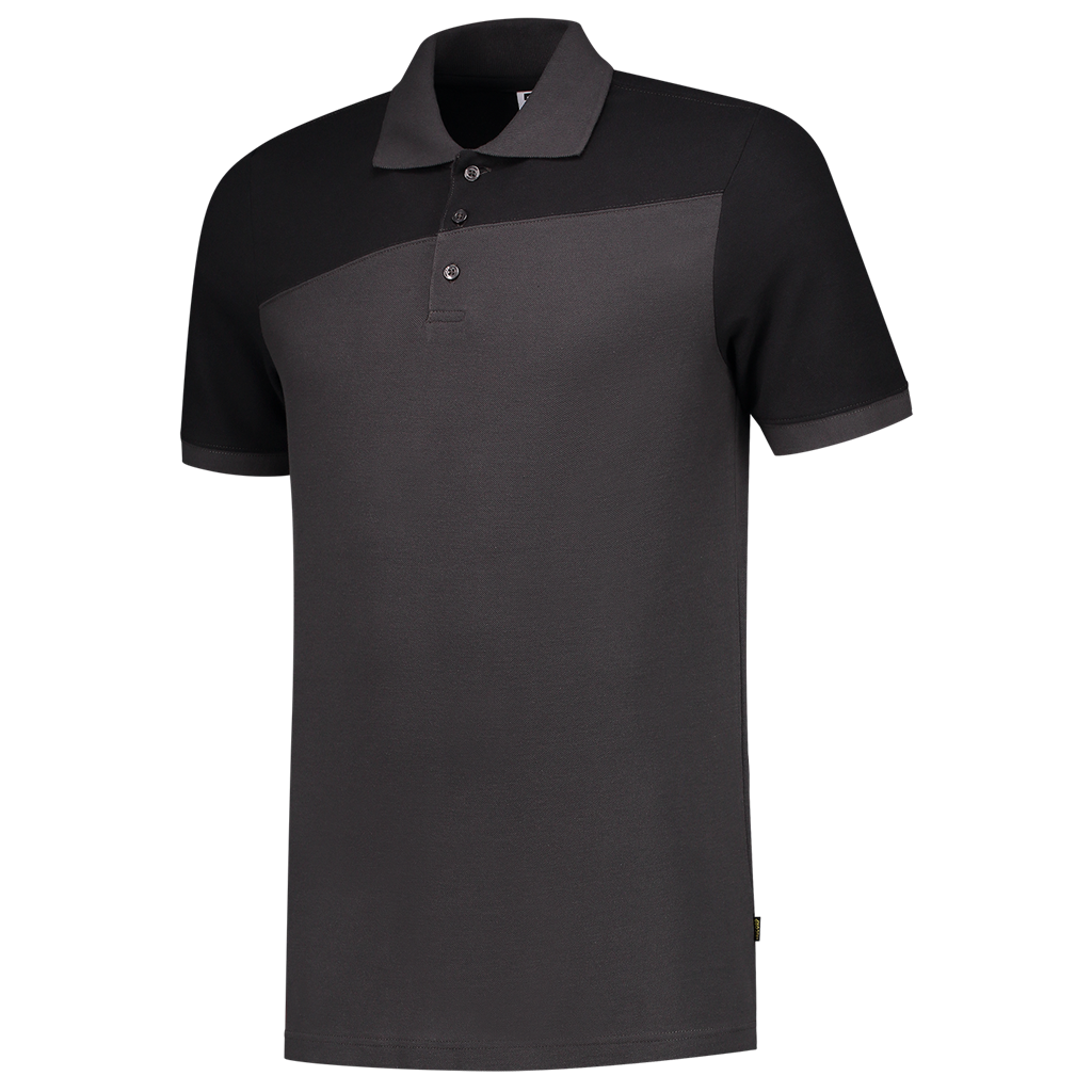 Tricorp Poloshirt Bicolor Naden Dark Grey-Black
