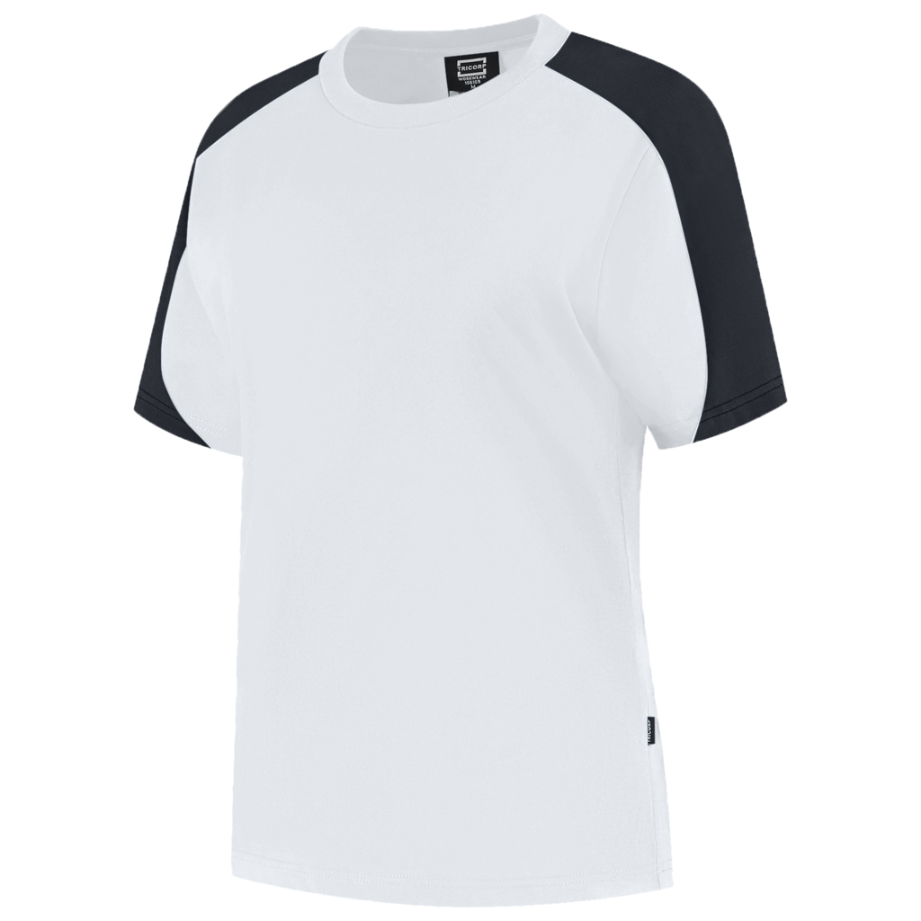 Tricorp T-shirt Bicolor Redefined Dames White-Anthracite