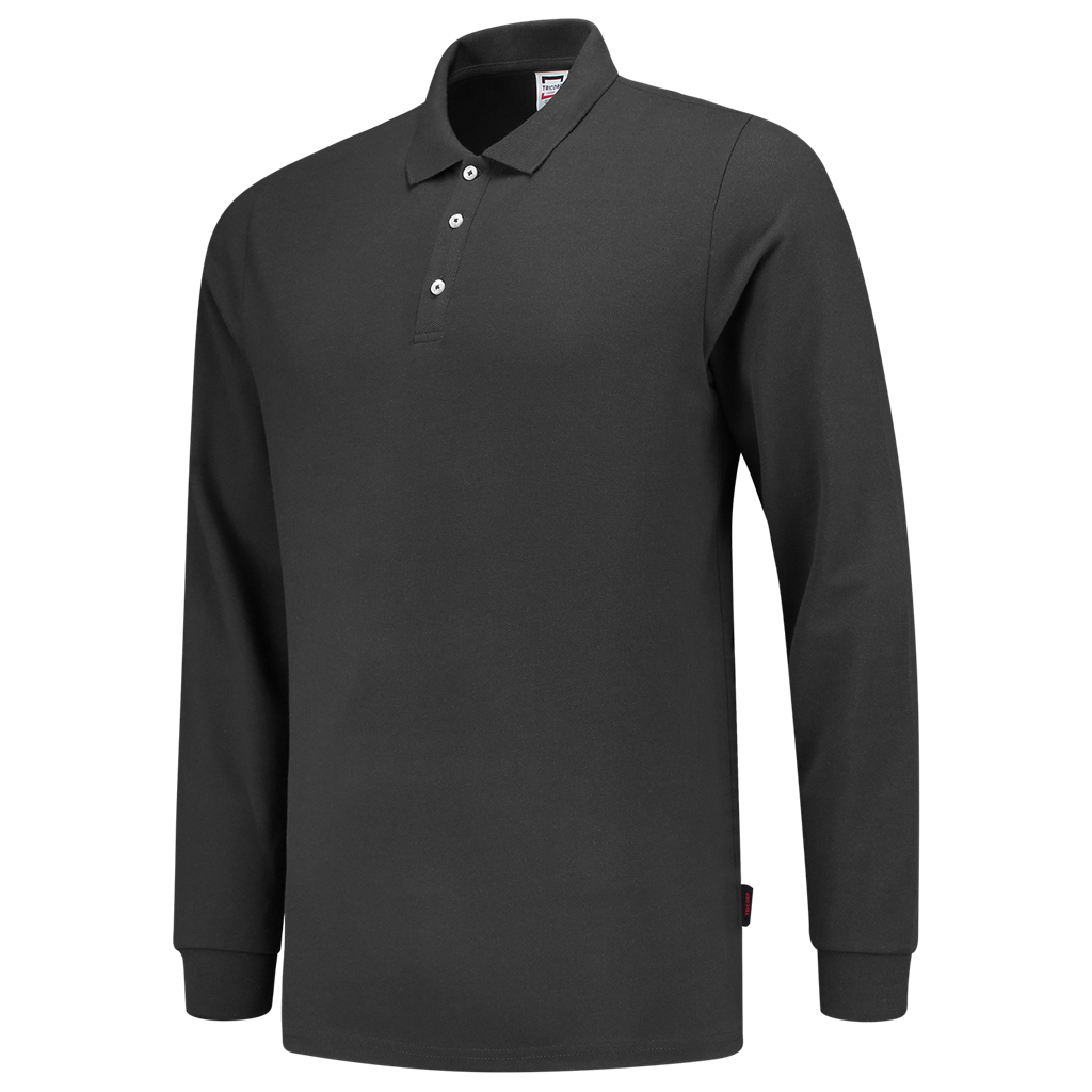 Tricorp Poloshirt Fitted 210 Gram Lange Mouw Dark Grey