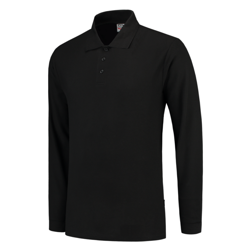 Tricorp Poloshirt Lange Mouw Black