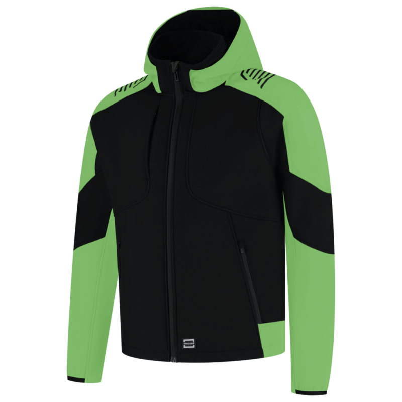 Tricorp Softshell Capuchon Bicolor Redefined Black-Lime