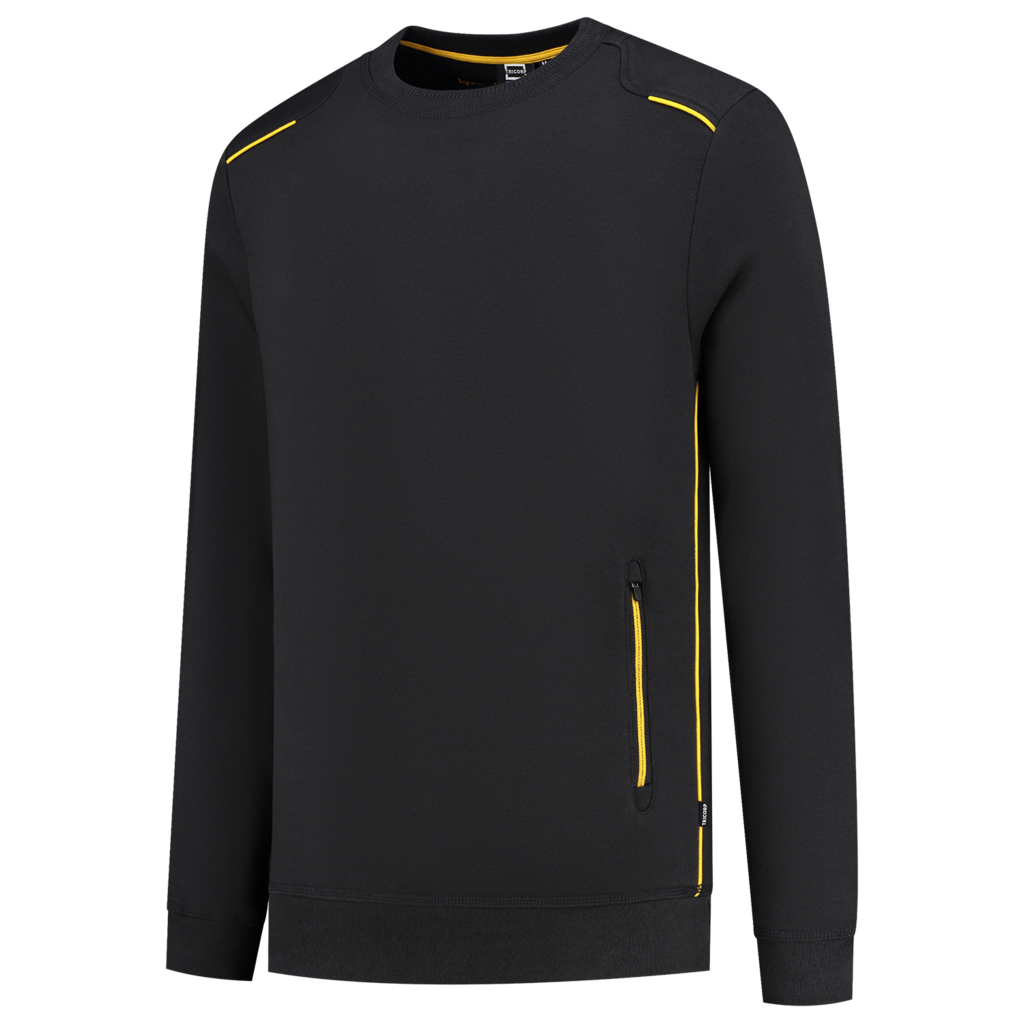 Tricorp Sweater Accent Black-Yellow