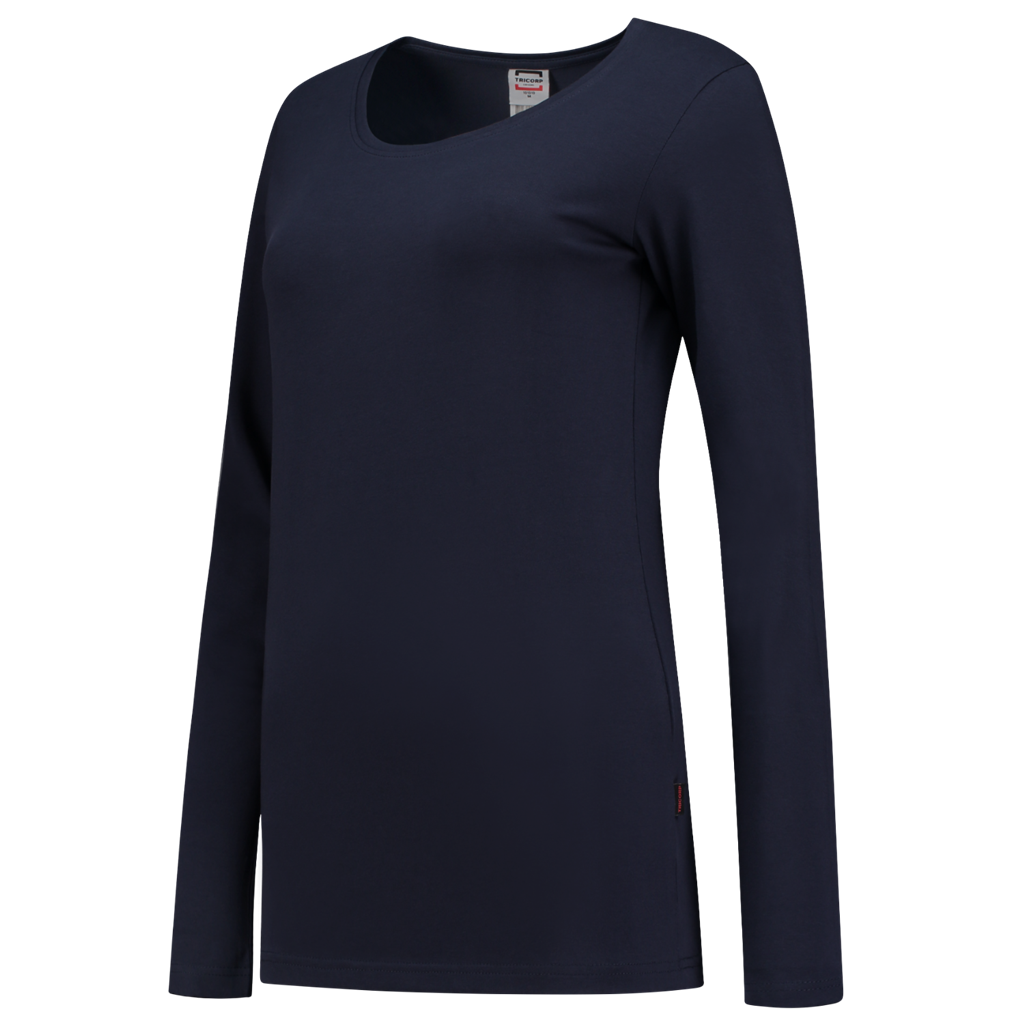 Tricorp T-shirt Lange Mouw Dames Navy