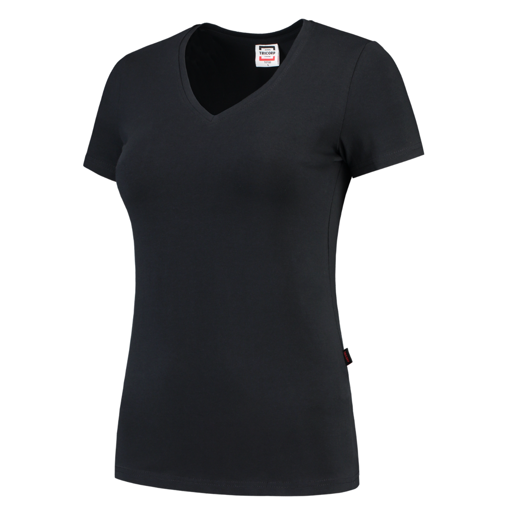 Tricorp T-shirt V Hals Fitted Dames Navy