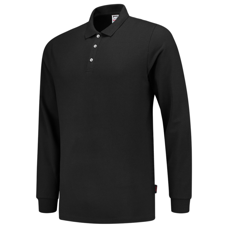 Tricorp Poloshirt Fitted 210 Gram Lange Mouw Black