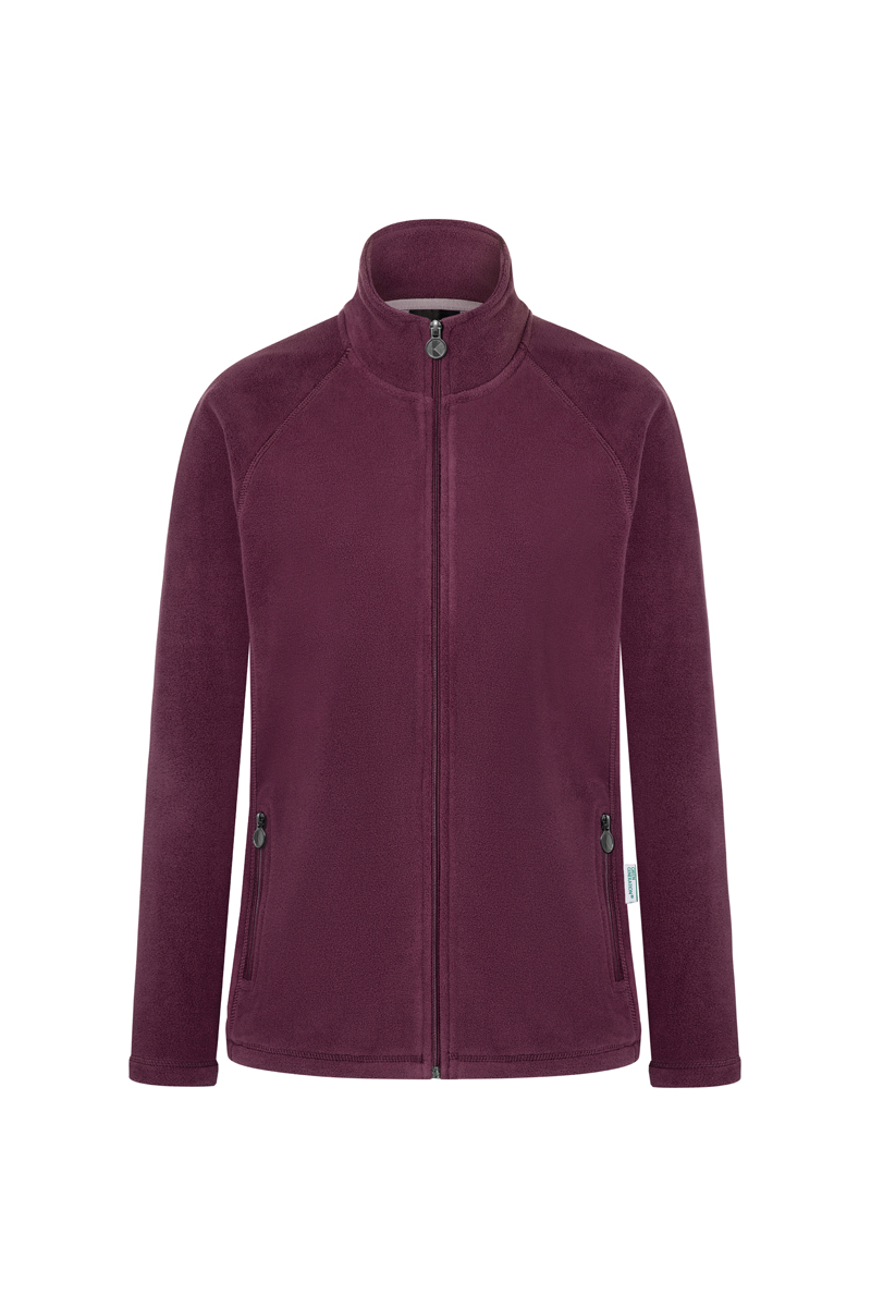 Karlowsky Women´s Workwear Fleece Jacket Warm-Up Dames in aubergine