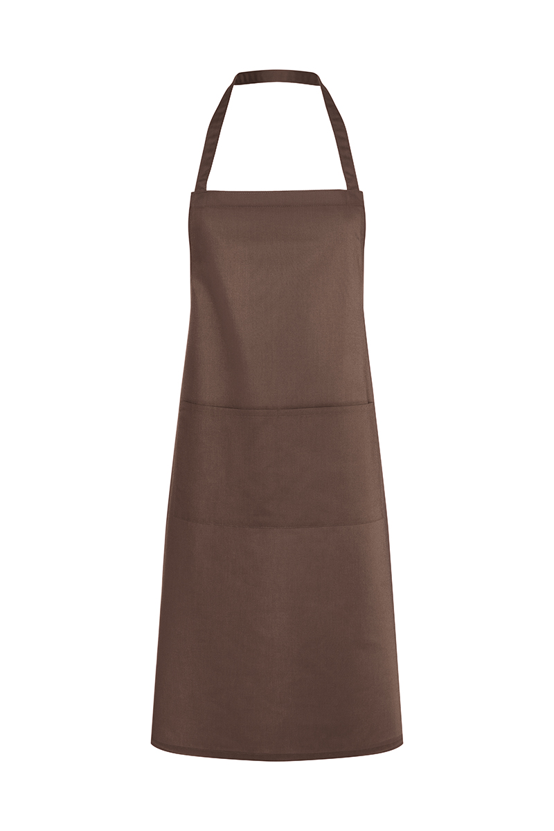 Karlowsky Bib Apron Denmark in lichtbruin