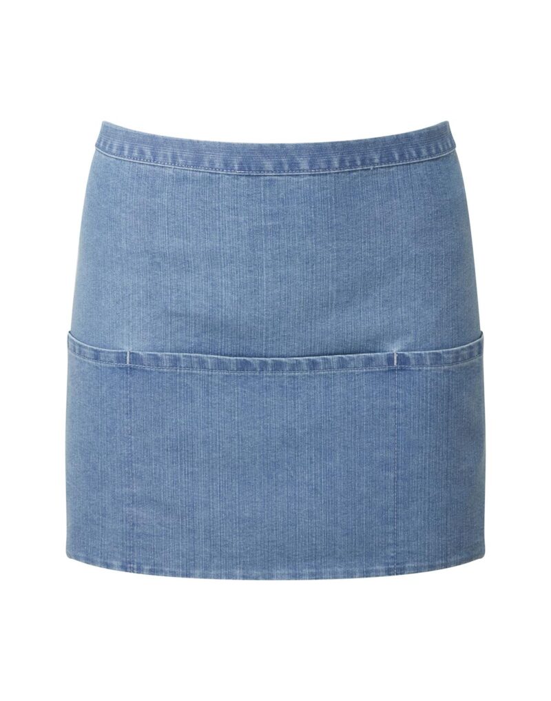 Premier Workwear Colours Collection 3-Pocket Apron in blauw denim