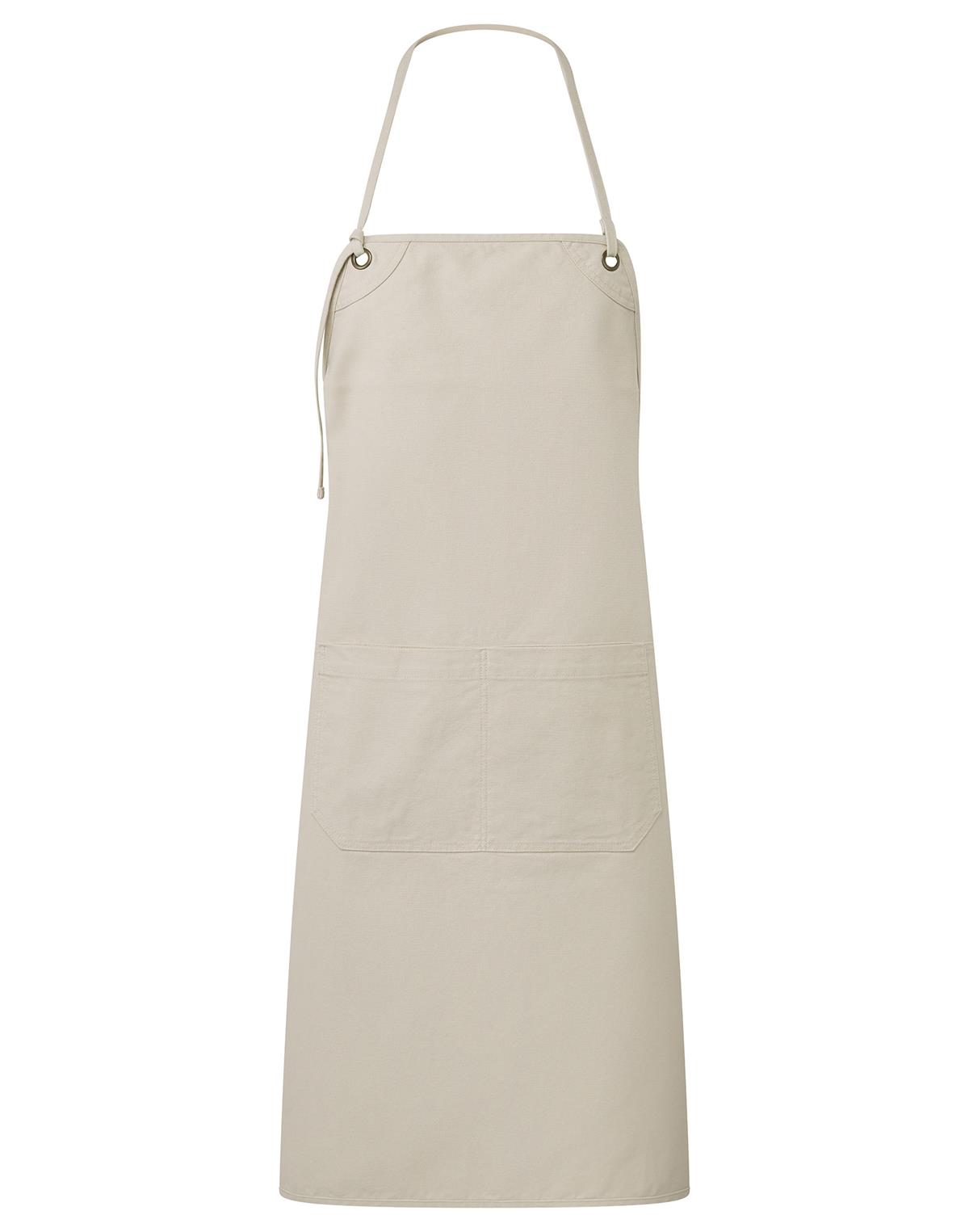 Premier Workwear Artisan´s Choice Double Pocket Canvas Apron in naturel