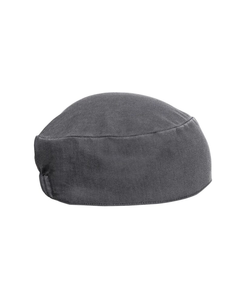 Premier Workwear Chef´s Skull Cap in grijs denim