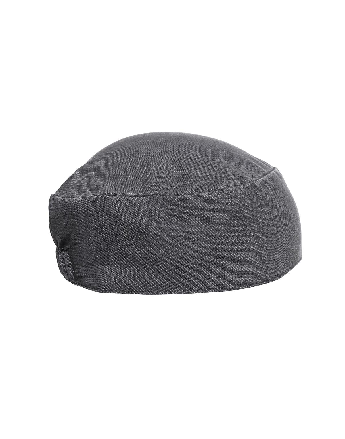 Premier Workwear Chef´s Skull Cap in grijs denim