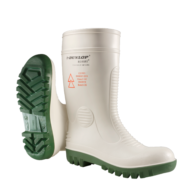 Dunlop Hoogspanningslaars Acifort High Voltage SB wit