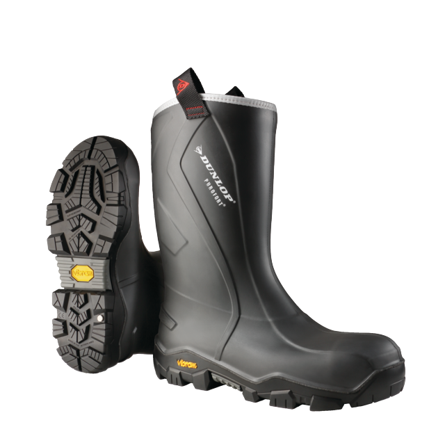 Dunlop Kuitlaars Purofort+ Reliance Vibram S5 houtskool
