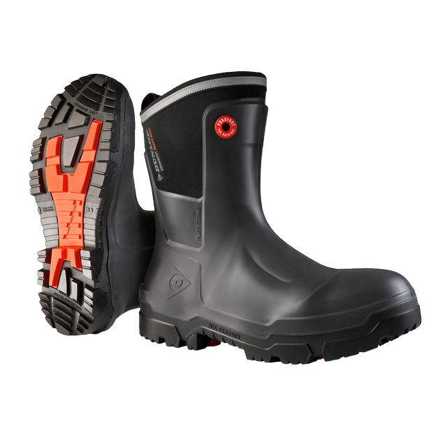 Dunlop Kuitlaars Snugboot Heavy Duty S5 houtskool