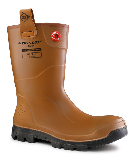 Dunlop Kuitlaars Purofort RigPRO S5 bruin foto 4