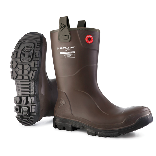Dunlop Kuitlaars Purofort RigPRO S5 donkerbruin
