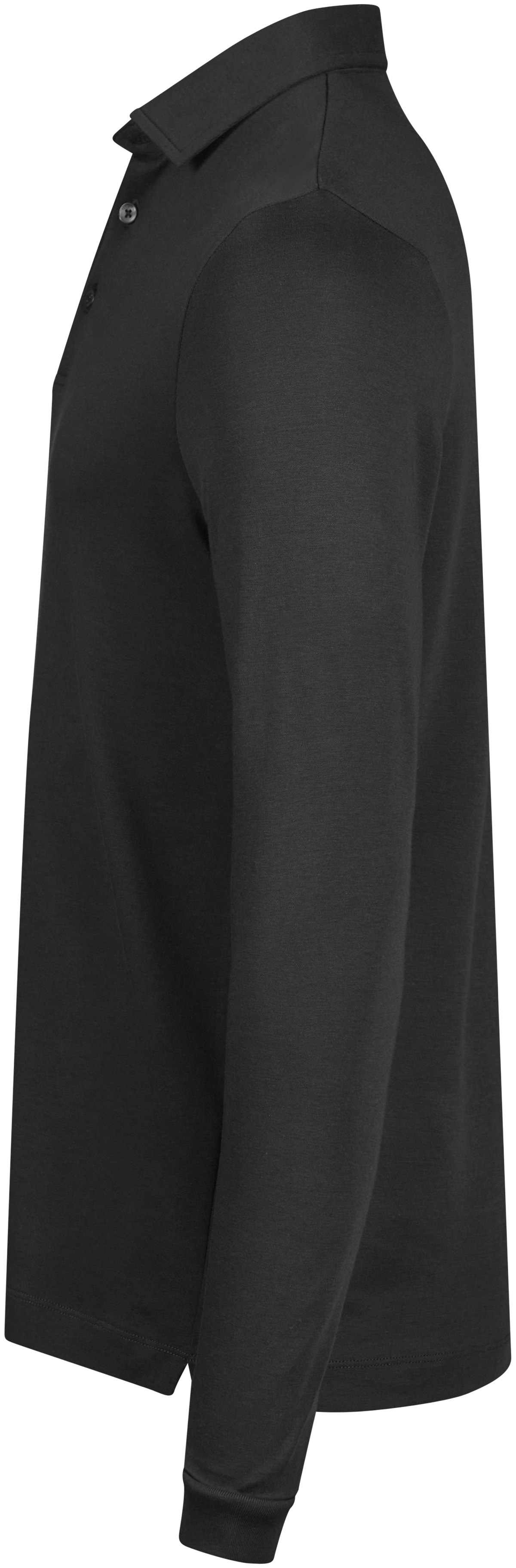 Tee Jays Pima Cotton Long Sleeve Polo – Black